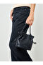 Black Drawstring Mini Handbag - 2