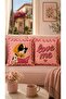 Set of 2 Love Me & Stylish Dog Patterned Digital Printed Decorative Throw Pillow Covers