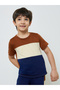 Boys Color Block T-Shirt and Shorts Set - 3
