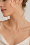 316L Steel Chain Gold Color Zircon Stone Clover Model Necklace - 2