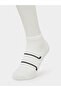 Pack of 3 - Contrast Detail Ribbed Cuff Ankle Socks - 4
