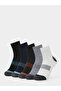 Pack of 5 - Contrast Detail Ankle Socks