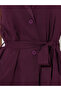 Burgundy Belted Sleeveless Waistcoat Top - 3