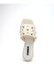 Studded Flat Slide Sandals - 4