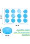 12PCS Silicone Swimming Ear Plugs with Storage Case – Waterproof Moldable Reusable Ear Plugs for Swimming, Showering & Water Sports, Blue - 3