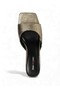 Kitten Heel Slip-On Sandals - 4