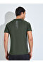 Men Olive Raglan Sleeve Muscle Fit T-Shirt - 6