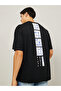 Back Graphic Print Oversized T-Shirt