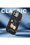 Realme 12 Lite Compatible Case Camera Protector Black Silicone Couple Phone Case with Bear Pattern - 5