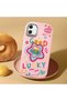 Samsung Galaxy A05 Compatible Case Camera Protector Pink Silicone Couple Phone Case Heart Pattern - 2