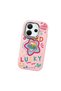 Redmi Note 14 4g Compatible Case Camera Protector Pink Silicone Couple Phone Case Heart Pattern - 3