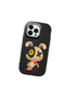 iPhone 14 Pro Max Compatible Case Camera Protector Black Silicone Couple Phone Case Character Patterned - 3