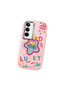 Realme C75 Compatible Case Camera Protector Pink Silicone Couple Phone Case Heart Pattern - 3