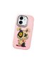 Mi 13t Pro Compatible Case Camera Protective Pink Silicone Couple Phone Case Character Patterned - 3