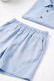 Boys' Summer Shirt Shorts Set 100% Cotton Short Sleeve 2-5 Years Old - 6