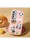Samsung Galaxy A33 Compatible Case Camera Protector Pink Silicone Couple Phone Case Panda Pattern - 2