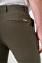 Khaki Side Pocket Slim Fit Casual Cotton Chino Trousers 1003260178 - 5