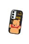 Samsung Galaxy S23 Compatible Case Camera Protector Black Silicone Couple Phone Case Bear Patterned - 3