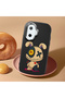 Poco F7 Compatible Case Camera Protector Black Silicone Couple Phone Case Character Patterned - 2