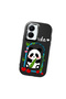 Vivo Y02S Compatible Case Camera Protector Black Silicone Couple Phone Case Panda Patterned - 3