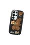 Samsung Galaxy S25 Ultra Compatible Case Camera Protector Black Silicone Couple Phone Case Bear Pattern - 3