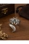 Adjustable Fox Motif Bohemian Women's Ring – Silver Color - 2