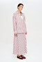 Women's Vertical Striped Flowy Relaxed Fit Shirt - 4