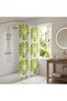 Bih Shower Curtain-616-617 T0812-06 Pvc Bathroom Shower Curtain 2 Pieces X 90X180Cm 12 Rings Double Wing - 3