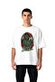 Men's Oversize T-Shirt with Ancient Spartan Fighter Theme Printed Casual Comfortable Cut Modern Stylish Comfortable