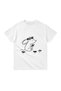 Children's Mouse Carrying Flower Crown Printed T-Shirt Girls Boys Short Sleeve Relaxed Fit Casual Modern Stylish - 2