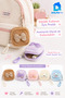 Plush Mini Wallet with Keychain and Zipper Coin Bag Children's Gift 10X10 cm - 2