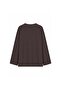 Padded Combed Cotton Tunic Brown - 2