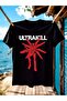 تي شيرت UltraKill Graphic للرجال - قميص كاجوال بأكمام قصيرة مصنوع من القطن بنسبة 100% مع تصميم شبكة عنكبوتية باللونين الأحمر والأبيض، وياقة دائرية. - 2