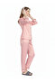 Blush Pink Imported Satin Nightsuit | Luxe Rizqé by Zadine Pale Pink Pyjama Set - 2