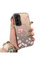 Samsung Galaxy A35 Compatible Silicone Edge Hard Back Case Couple Phone Case with Letter S Pattern