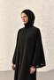 Nihal Handcrafted Stone Embellished Black Robe - 7