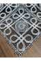 Saray Black Tulle Luxury Tablecloth with Embroidery 155X225 - 4