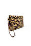 Sasha Leopard Patterned Faux Leather Clutch Women's Portfolio Handbag - 5