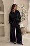 Beli Gathered Linen Look Double Set