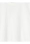 Peak New Season White Crew Neck 100% Cotton Women's T-Shirt - 6