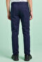Solid Chino Pants with Button Closure - 4