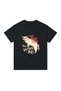 Men's Printed Cat Design T-Shirt Humor Themed Relaxed Fit Casual Wear Cotton Fabric Modern Stylish Elegant - 2