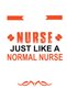 Men's Oversize Printed T-Shirt Tattooed Nurse Design Humorous Profession Themed Relaxed Fit Casual Stylish - 3