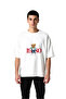 Men's Oversize T-Shirt 100% Cotton Retro Graphic Printed Bear Pattern Relaxed Fit Casual Wear Modern