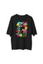 Men's Oversize Cartoon Printed T-Shirt Colorful Pattern Digital Printing Relaxed Fit Casual Modern Stylish - 2