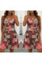 Women's Rope Strap V-Neck Single Jersey Dress - 3