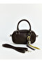 Esvab • Leather-Look Women's Shoulder Bag with Modern & Distinctive Accessories