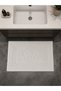 Foot Towel Welsoft Fabric 50X70 cm Soft Textured High Water Absorption Quick Drying Bathroom Foot Towel Footprint Patterned Bath Mat - 2