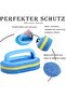 Blue three-piece cleaning brush set - 3
