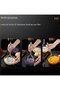 Stainless steel potato masher with a comfortable hanging handle, suitable for fruits and ginger, silver. - 3